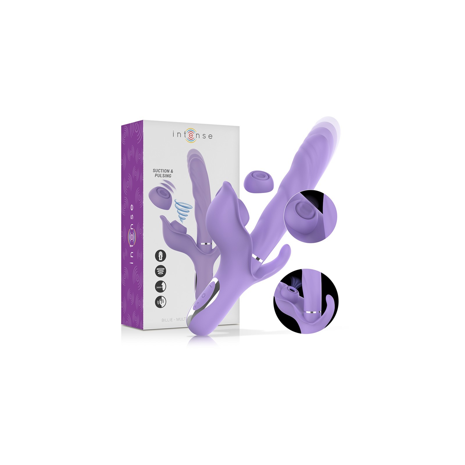 Intense - Billie Multifunction Rechargeable Vibrator Suction Toy