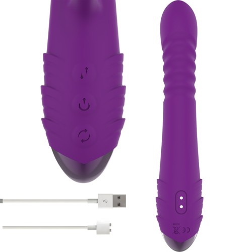 Vibrador Multifunción Recargable Iggy con Estimulador Clitorial