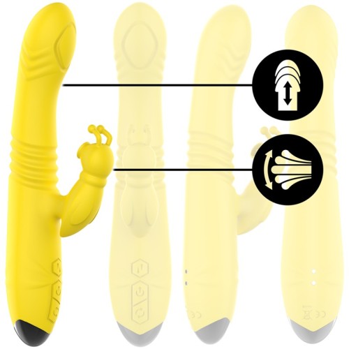 Intense - Toky Vibrador Multifunción Recargable Up & Down Con Estimulador D