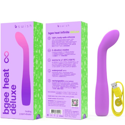 Bgee Heat Infinite Deluxe Vibrador Recargable 40°C