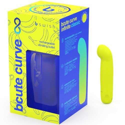 Bcute Curve Infinite Classic Vibrador para Placer Máximo del Punto G