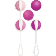 Set of 5 Pink Geisha Balls - Enhance Pelvic Health