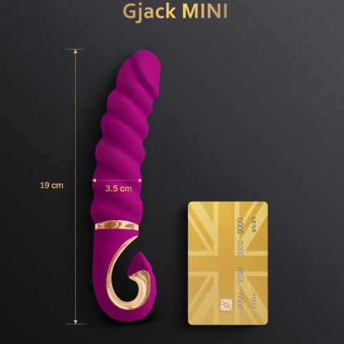 Gjack Mini Vibrador Silicona Morado - Mejores Juguetes Sexuales