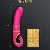 Gjay Mini Vibrador Silicona Rosa - Estimulación del Punto G