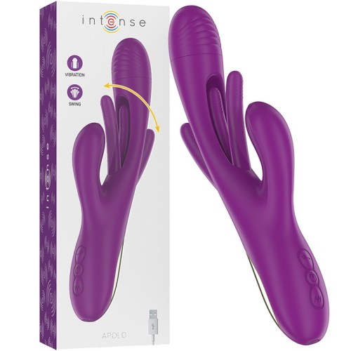 Intense - Apolo Vibrador Multifunción Recargable 7 Vibraciones Con Lengua