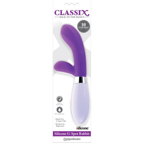 Rabbit G-Spot Vibrator Silicone Purple