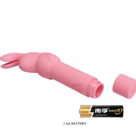 Vibrador De Silicona Conejo Rosa Gerardo