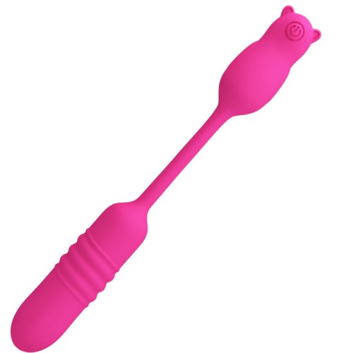 Pretty Love Nobikuma Silicone Bullet Vibrator Pink