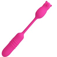 Pretty Love Nobikuma Silicone Bullet Vibrator Pink