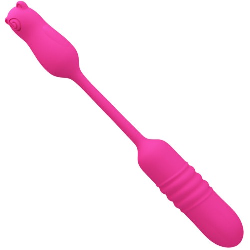 Pretty Love Nobikuma Silicone Bullet Vibrator Pink