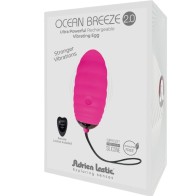 Ocean Breeze 2.0 Huevo Vibrador Recargable Control Remoto Rosa