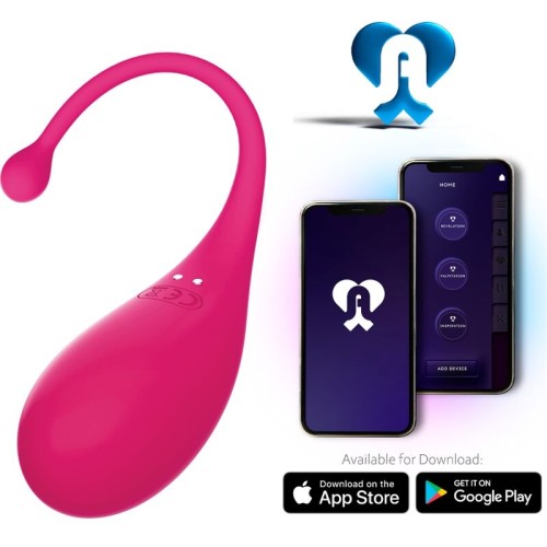 Palpitation Pink Vibrating Egg with Free App