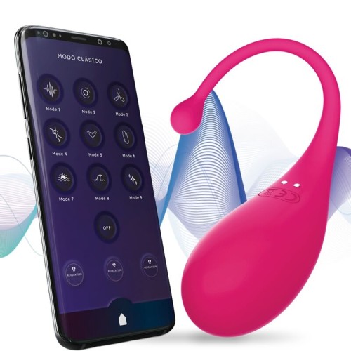 Palpitation Pink Vibrating Egg with Free App