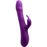 RoMAX Vibrator Rabbit Silicone Purple