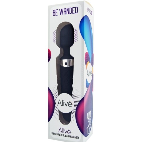 Be Wanded Powerful Vibrating Massager Black