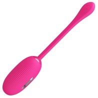 Pretty Love Doreen Rechargeable Egg Vibrator Magenta Control Remote