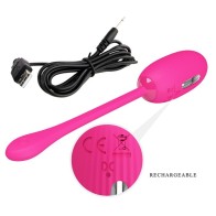 Pretty Love Doreen Rechargeable Egg Vibrator Magenta Control Remote