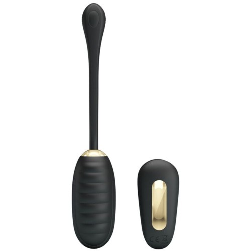 Pretty Love Doreen Luxury Rechargeable Vibrating Egg Black - Explore Pleasure