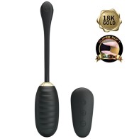 Pretty Love Doreen Luxury Rechargeable Vibrating Egg Black - Explore Pleasure