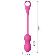 Pretty Love Elvira Vibrating Balls Rechargeable Pink