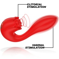 Vibrating & Tapping Stimulation Red - Ultimate Pleasure Experience