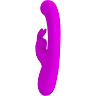 Pretty Love Lamar Rabbit & G-Spot Vibrator Purple