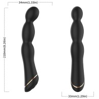 Armony - Bambu Vibrador Ajustable Negro - Calidad Premium