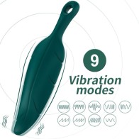 Vibrador y Estimulador Hoja Verde Armony