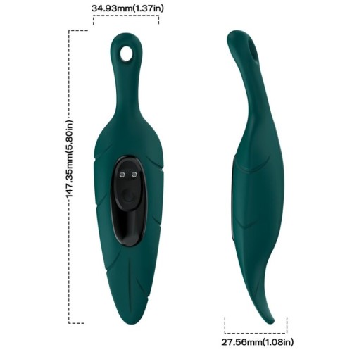 Armony Green Leaf Vibrator and Stimulator