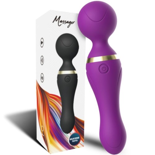 Armony Masajeador y Vibrador Cabeza Flexible Negro