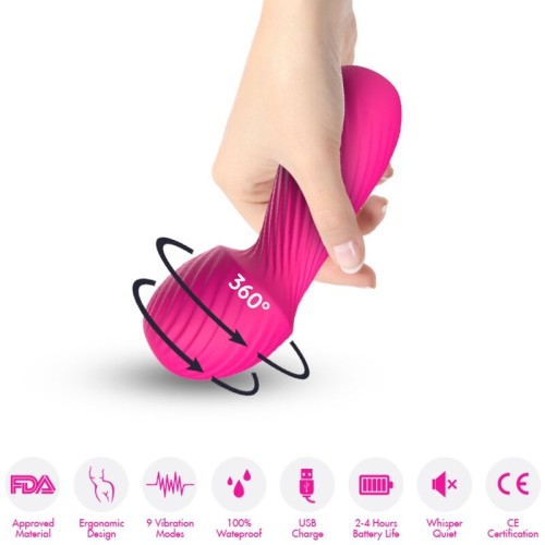 Armony Dazzle Small Massager & Vibrator Pink