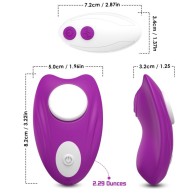 Armony Butterfly Panties Vibrator Remote Control Violet