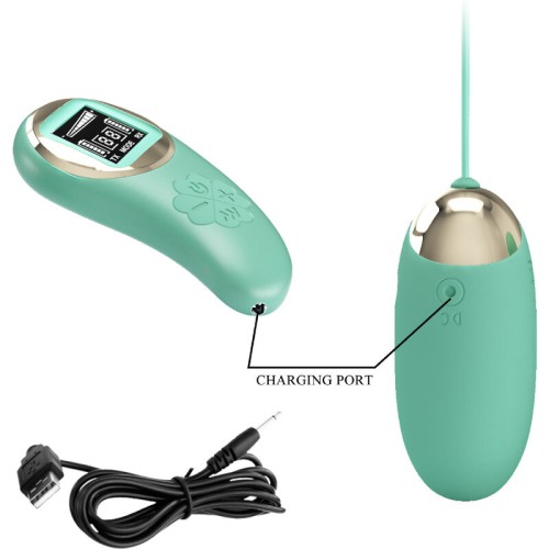 Pretty Love Mina Remote Control Egg Vibrator Green