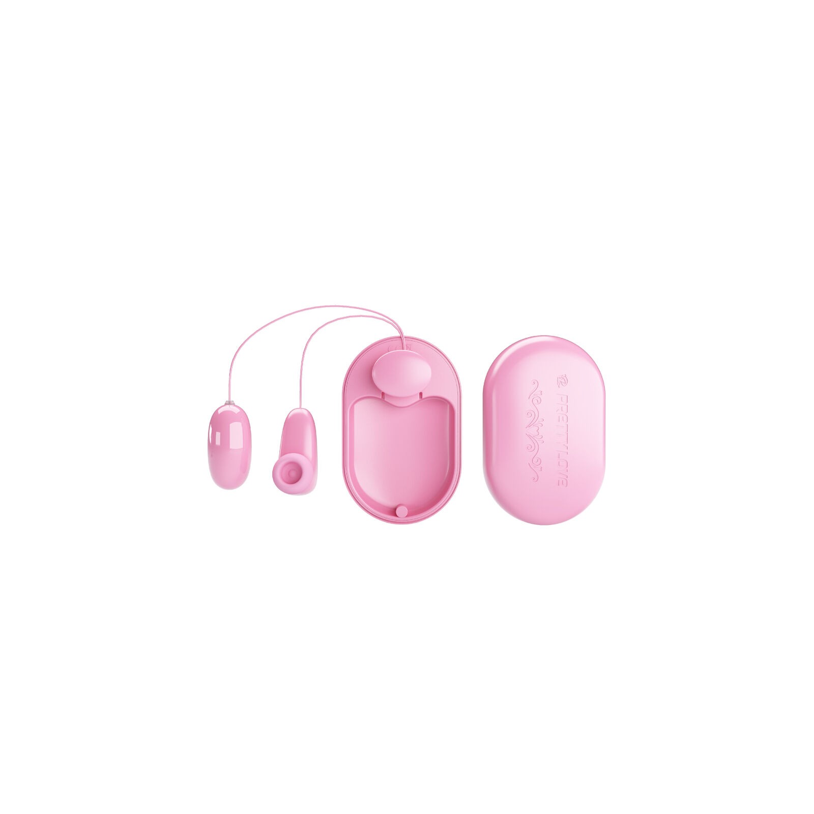 Pretty Love Magic Box Vibrating Bullet & Stimulator Pink