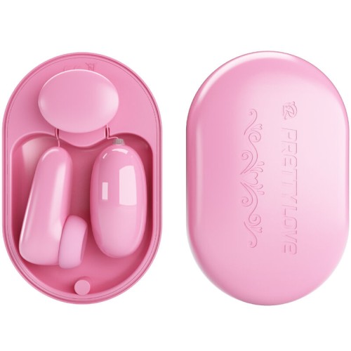 Pretty Love Magic Box Vibrating Bullet & Stimulator Pink