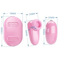 Pretty Love Magic Box Vibrating Bullet & Stimulator Pink