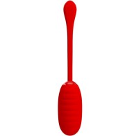 Pretty Love Kirk Rechargeable Vibrating Egg Red