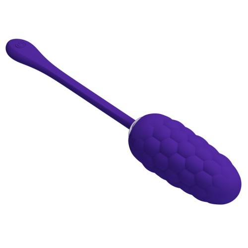 Pretty Love Marine Texture Rechargeable Vibrating Egg Purple