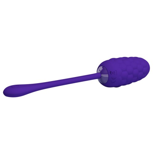 Pretty Love Marine Texture Rechargeable Vibrating Egg Purple