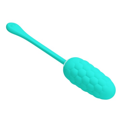 Pretty Love Aqua Green Textured Vibrating Egg