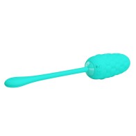 Pretty Love Aqua Green Textured Vibrating Egg