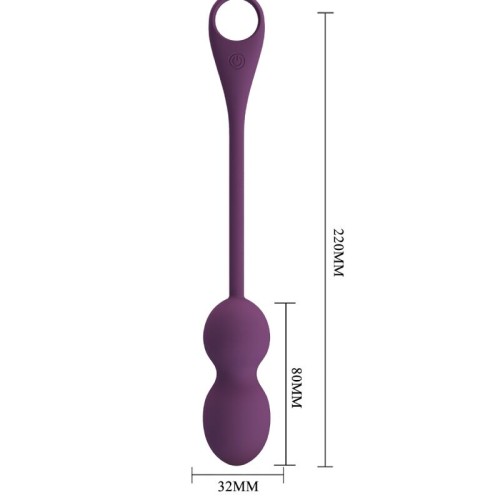 Elvira Kegel Balls Remote Control Purple