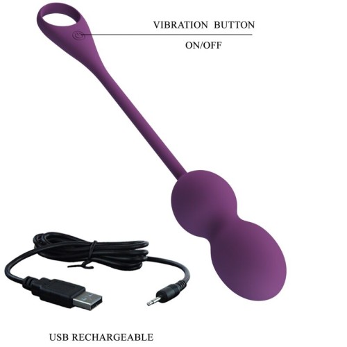 Elvira Kegel Balls Remote Control Purple