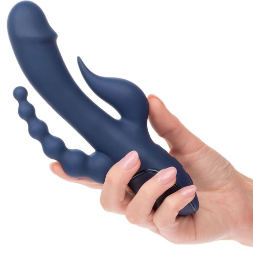 Triple Orgasm Vibrator in Blue