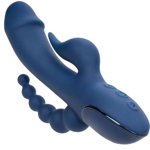 Triple Orgasm Vibrator in Blue