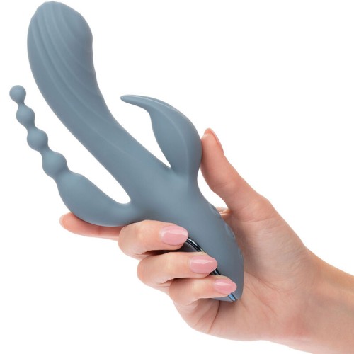 Triple Ecstasy Vibrator Grey