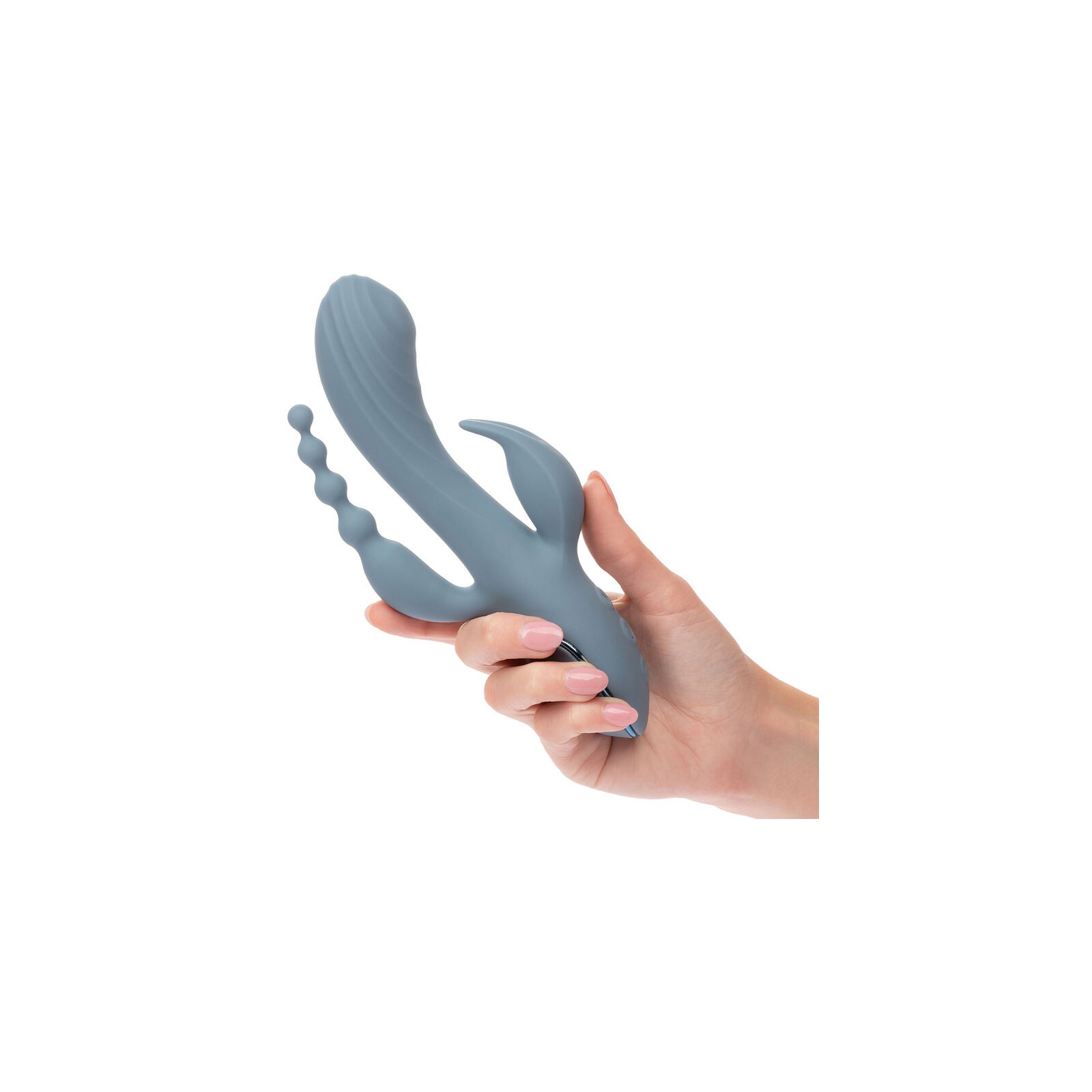 Triple Ecstasy Vibrator Grey