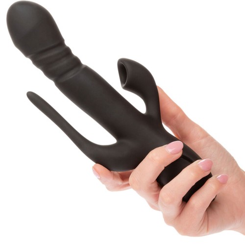 Triple Euphoria Black Vibrator