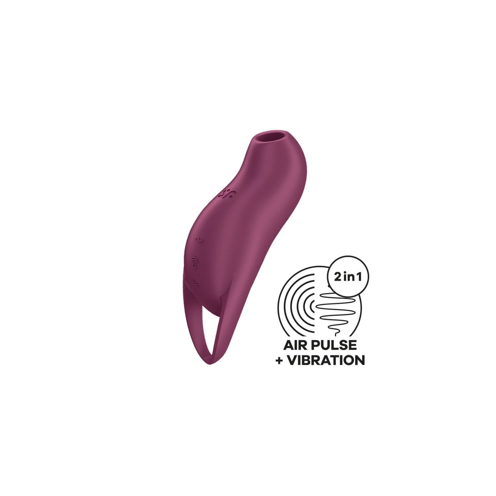 Satisfyer Pocket Pro 1 Clitoral Stimulator Burgundy