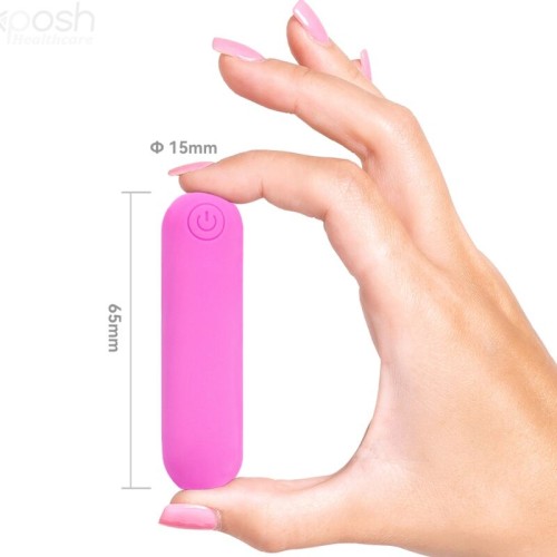 Armony Splash Hehe Vibrating Bullet 10 Vibrations 65 x 15 mm Pink